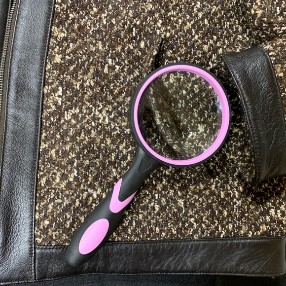 Jones New York Women’s Jacket  100% brown Leather trim.Size:10. Like New - Picture 5 of 8